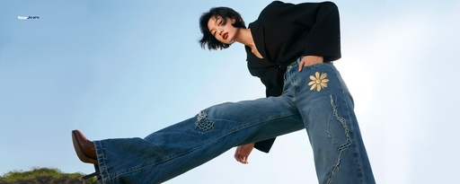 [女] 女款牛仔裤
